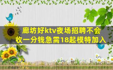 三沙夜场招聘
